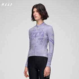MAAP 女士 Drome 系列 加绒长袖骑行服 闪银紫