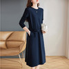春秋高级长袖连衣裙秋季女士新款大码女装直筒裙休闲高端裙子洋气 商品缩略图2