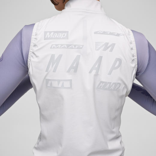 MAAP 女士 Drome 系列 防风防雨骑行马甲 冰雾灰 商品图3