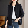 黑色棒球服外套女春秋季2026年新款中年妈妈休闲大码夹克上衣洋气 商品缩略图1