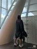 D110425红色字母连帽长袖落肩棉质卫衣男女同款 商品缩略图2