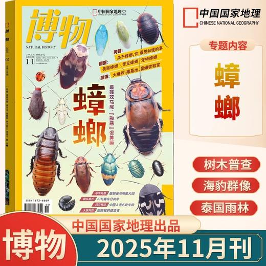 《博物》 自然人文综合知识类杂志 已更新至2025年十二月刊（第12期）《中国国家地理》青春版 科普百科 商品图0