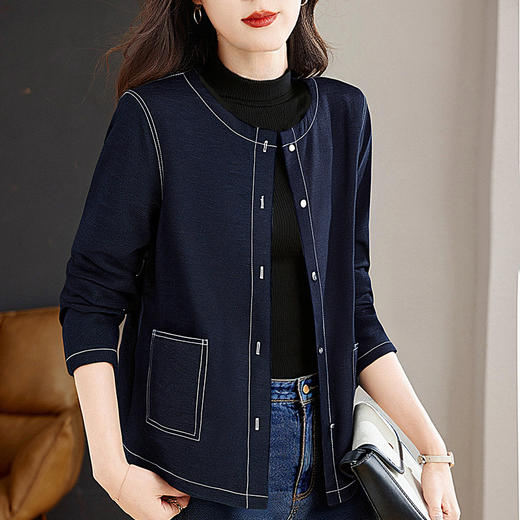 大码牛仔外套女装2026新款春季胖mm女士夹克休闲衬衫上衣洋气减龄 商品图4