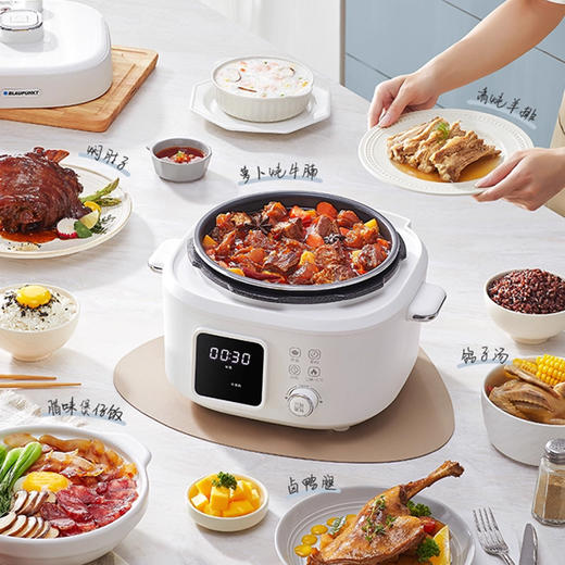 【蓝宝双盖电压力锅4L】是压力锅也是汤锅  煮饭/煲汤都可以~ 商品图5