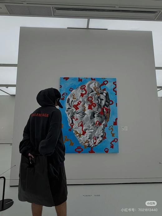 D110425红色字母连帽长袖落肩棉质卫衣男女同款 商品图5