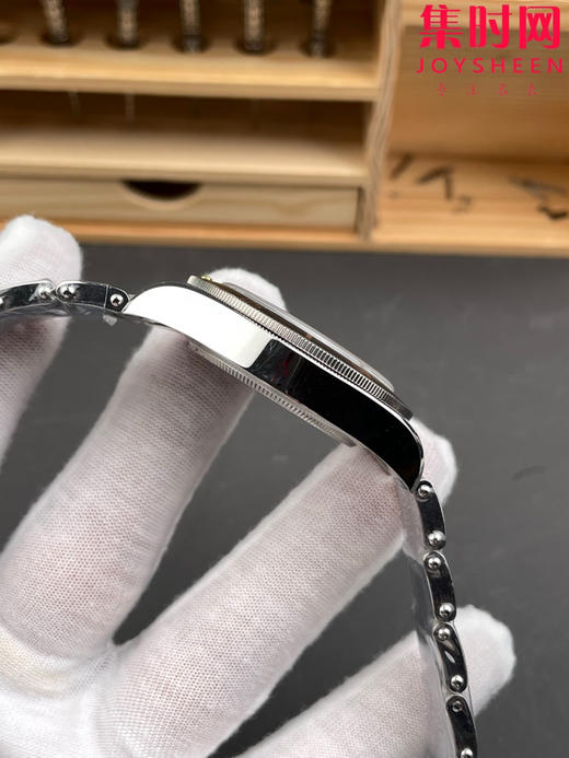 ZF帝舵"小黑花"碧湾系列M79030N-0001 男士机械腕表，红三角，金时标 商品图5