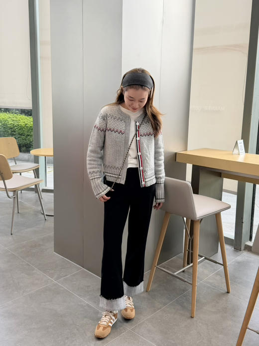 2511104    TB费尔岛 提花圆领开衫 商品图5