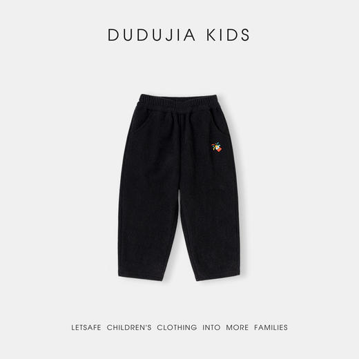 嘟嘟家童装儿童灯芯绒裤子冬季加绒男童新年长裤女童过年衣服年装★ 商品图4