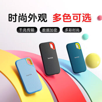 闪迪（SanDisk）1TB Nvme移动固态硬盘（PSSD）E81 读速2000MB/s 商品图1