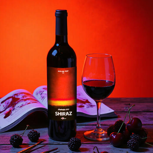 【新品】奥兰艺术家澳洲原瓶进口西拉半干红葡萄酒14.3°750ml 果香浓郁甜美 商品图2