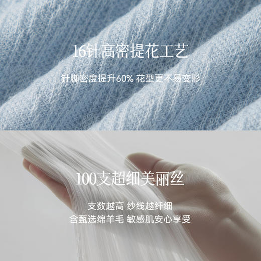 【严选】【打底王者】诗凡黎法式蕾丝木耳边打底衫25冬新款含羊毛针织内搭7GB133421 商品图2