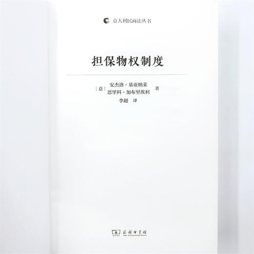 担保物权制度(意大利民商法丛书) 商品图5