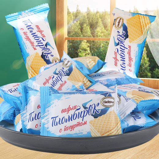 俄罗斯进口阿孔特牌套娃包装混合多味威化饼干230g 商品图2