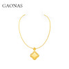 GAONAS  女士贵气绿花金色项链11681DG 商品缩略图3