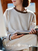 PETIT SCHAN小闪 CLO#920 Velvet Cloud 云柔 纯羊毛撞色套头衫 商品缩略图0
