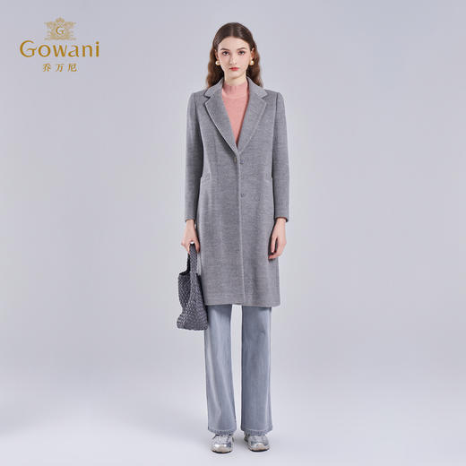 【100%绵羊毛】乔万尼冬新品羊毛大衣重磅澳毛绒保暖厚实EI4A562 商品图3