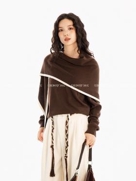 【门店同款】ENJOY冬季“游牧漫寻”披肩针织衫 167296165