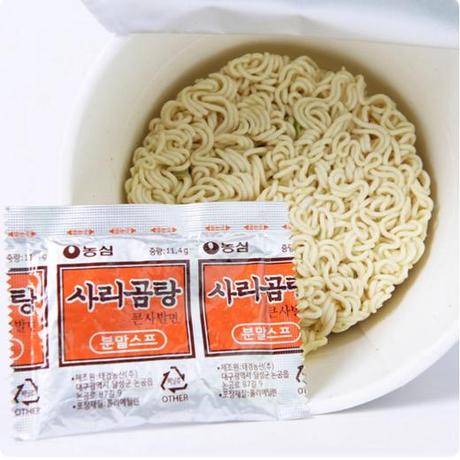111g 农心骨头味大碗面 韩国进口 牛骨汤面 方便面速食泡面拉面碗面零食 商品图2