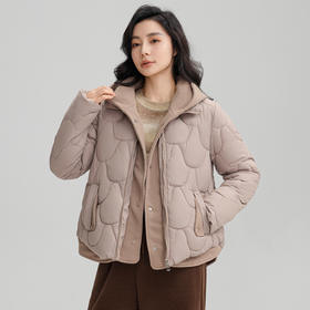 雀说短款羽绒棉服棉衣松韩版时尚百搭冬季连帽棉袄加厚外套ALQS887