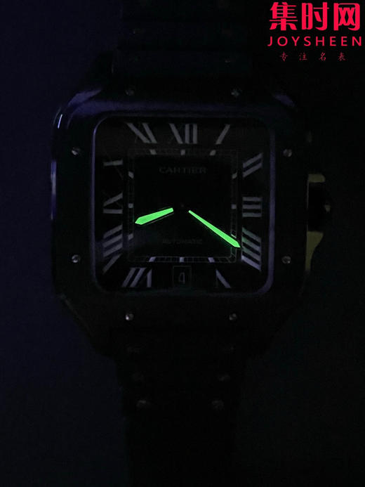 新卡地亚BV山度士系列WSSA0039 黑武士 全黑桑托斯 年度新款 ADLC黑色碳镀层 男士腕表 李现同款 商品图7