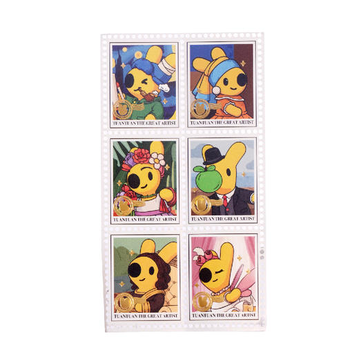 团团大艺术家系列邮票贴纸 商品图5