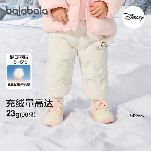 【迪士尼IPbalaOne】巴拉巴拉童装儿童羽绒裤2025冬装男女童长裤 商品图1