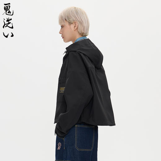 ONIARAI/鬼洗25秋冬新品女款轻户外软壳短款冲锋衣外套 B340224 商品图2