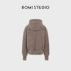 ROMI STUDIO“老钱经典”羊毛混纺蓬松连帽插肩袖外套 RWCWWG5925 商品缩略图3