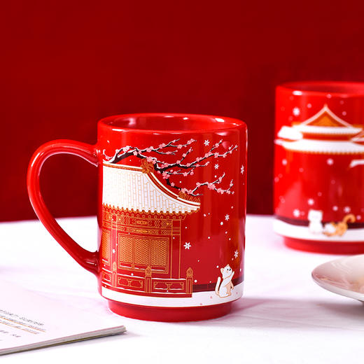 热卖中！！【北京宫廷文创特邀大师林正茂&裴焕禄联合监制出品】《雪遇宫廷》 感温杯 商品图9