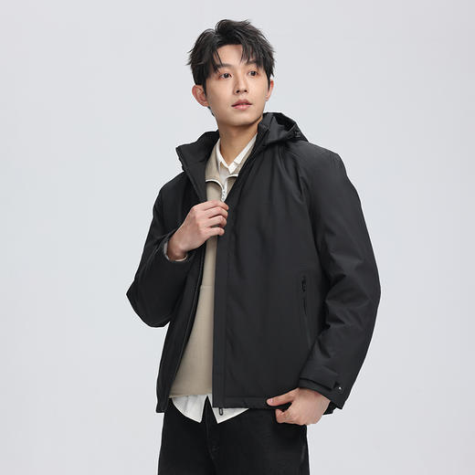 【2111】秋冬季轻薄男士可拆卸帽子羽绒服【个调羽绒服专场】 商品图0