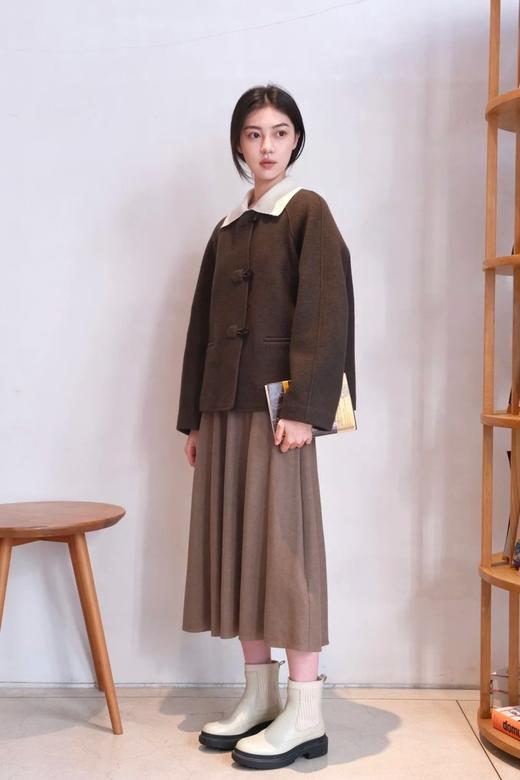 【高品质私服】【IC羊毛摇粒绒短款大衣】布面蓬松饱满，绒感十足，柔软有型G1583-CC【无标出货 介意慎拍】 商品图7