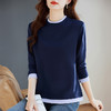 德绒半高领打底衫女士2026新款大码长袖t恤加厚保暖上衣可外穿秋 商品缩略图1