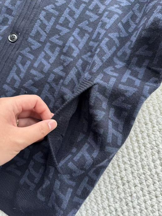 D110430新款休闲针织衫男士V领毛衫外套 商品图9