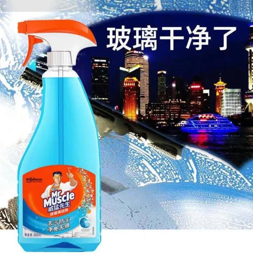 【清洁剂】威猛先生 玻璃清洁剂清洗剂洁净光亮多用清洁剂(新旧款随机) 500g/瓶 商品图0