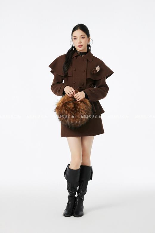 【门店同款】ENJOY冬季“相聚时刻”复古翻领收腰套装裙 167696783 商品图7