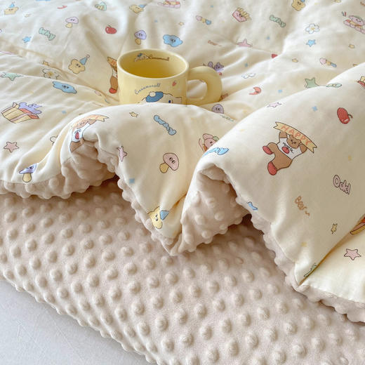 【品牌直发】小象咘叮A类母婴级全棉双层纱婴儿绒210g yb1112016 商品图4
