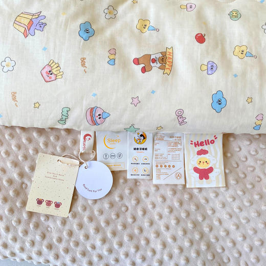 【品牌直发】小象咘叮A类母婴级全棉双层纱婴儿绒210g yb1112016 商品图6
