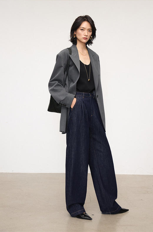 【高品质私服】【DH显瘦牛仔香蕉裤】轻弹，不会给腿额外的负担，笔挺有轮廓，N1102-CC【无标出货 介意慎拍】 商品图2