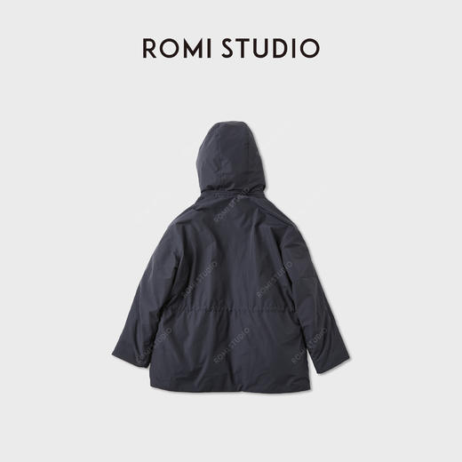 ROMI STUDIO“温暖过冬”90白鹅绒蓬松保暖连帽羽绒服RWCWW86168 商品图3