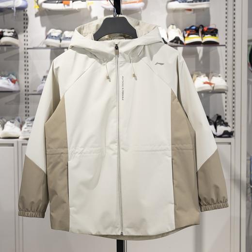 李宁运动风衣女子健身系列宽松防风透湿外套AFDV060 商品图0