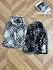 D110437情侣款可双面佩戴保暖舒适亲肤格纹围巾 商品缩略图0