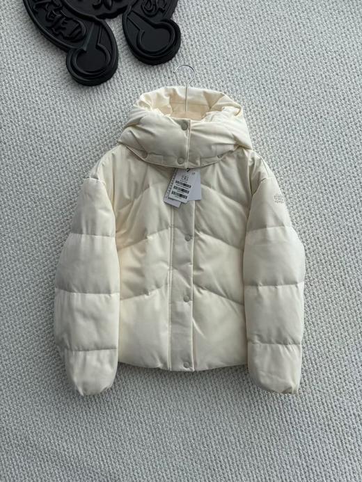 D110439马卡龙色系冬季休闲保暖可拆卸帽子设计面包服羽绒服 商品图7