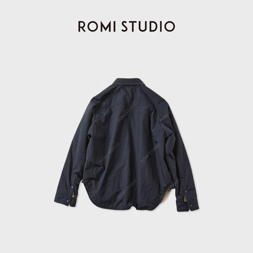 ROMI STUDIO“率性自我”轻量感双面撞色锦纶衬衫式外套RWCAS66281 商品图1