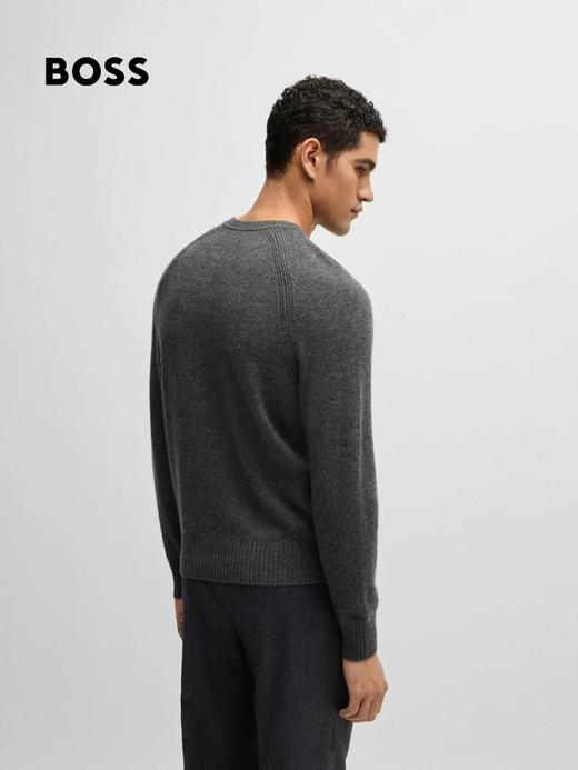 BOSS雨果博斯男士常规版型休闲羊绒毛衣 商品图1