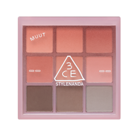 8809939536190  三熹玉3CE  【限定新色】九宫格眼影哑光裸粉棕细闪百搭日常高级初学者送女生【昵称：雀斑粉】