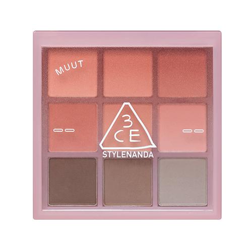 8809939536190  三熹玉3CE  【限定新色】九宫格眼影哑光裸粉棕细闪百搭日常高级初学者送女生【昵称：雀斑粉】 商品图0