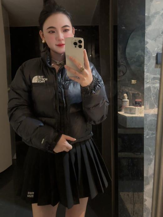 北家肯豆同款徽标Logo印花短款立领面包羽绒服（蕾姐上身S，小短款卡码拍大）（预订两天左右发） 商品图7