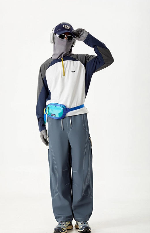 ❤情侣七防轻量弧线工装裤   甄选品质面料，软糯亲肤❗️ ✅防污+抗皱+防风+防水+耐磨+透气 ✅直筒版型，显瘦显高！ 六色可选！M-4XL（90-210斤）1106 商品图5