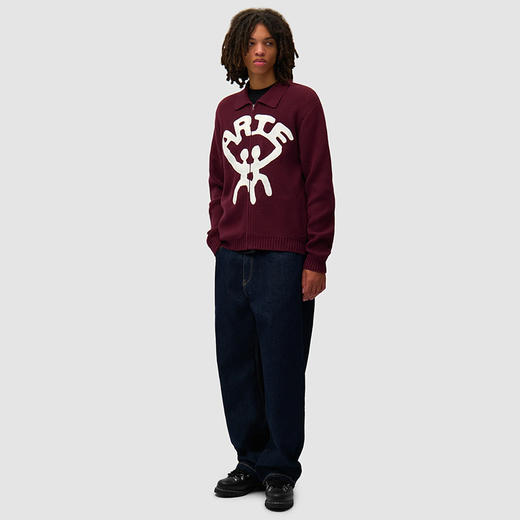 Arte All Together Cardigan 艺术字拉链开衫 商品图2