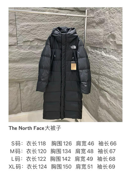 原单正品𝗧𝗵𝗲 𝗡𝗼𝗿𝘁𝗵 𝗙𝗮𝗰𝗲超长大被子羽绒服 S-XL 商品图14
